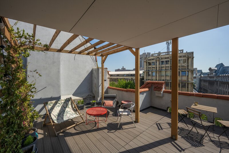 Academiei nr. 9, ultracentral, apartament spectaculos cu terasa de 87 mp.